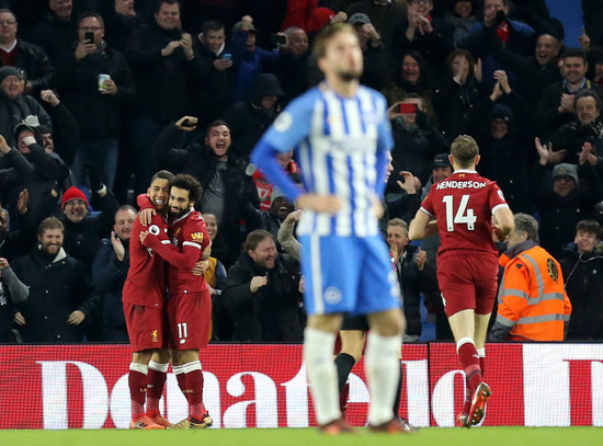 Brighton and Hove Albion v Liverpool - Premier League - AMEX Stadium