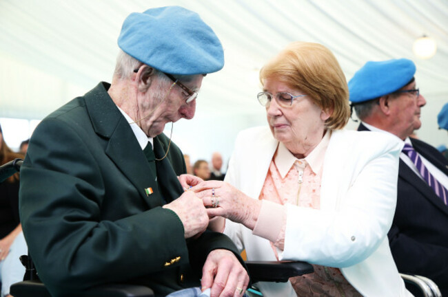 Presentation of An Bonn Jadotville Medals