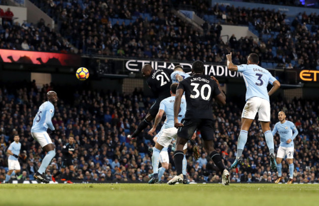 Manchester City v West Ham United - Premier League - Etihad Stadium