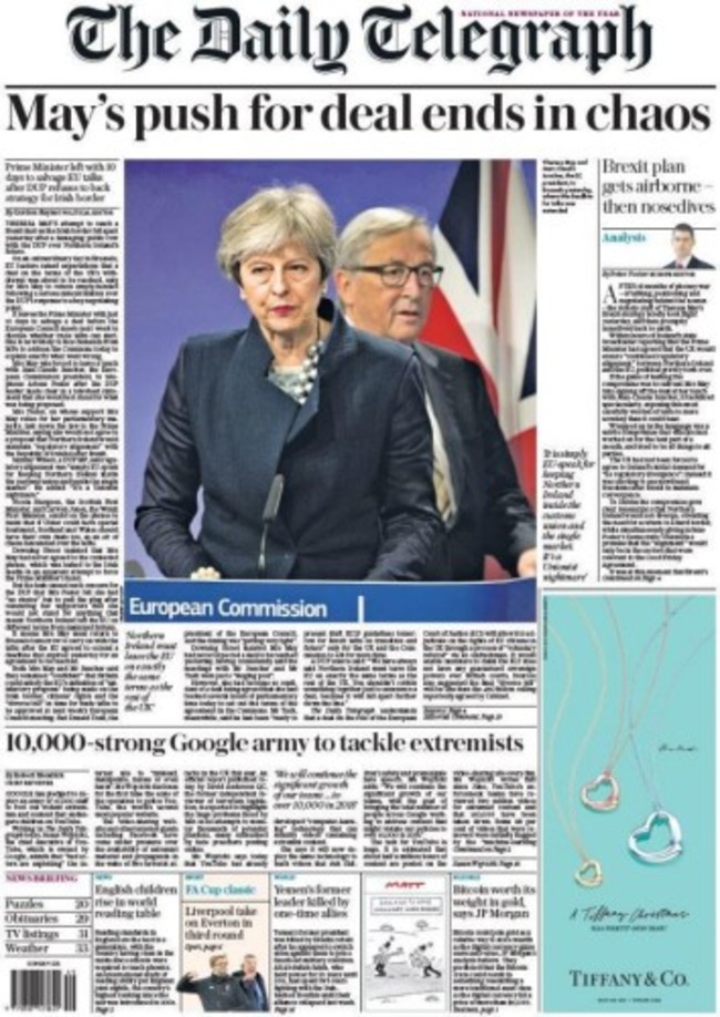 may telegraph