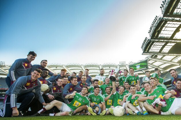 Westmeath celebrate after the game