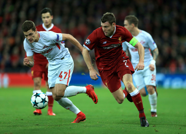 Liverpool v Spartak Moscow - UEFA Champions League - Group E - Anfield
