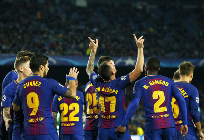 Spain: FC Barcelona v Sporting CP - UEFA Champions League