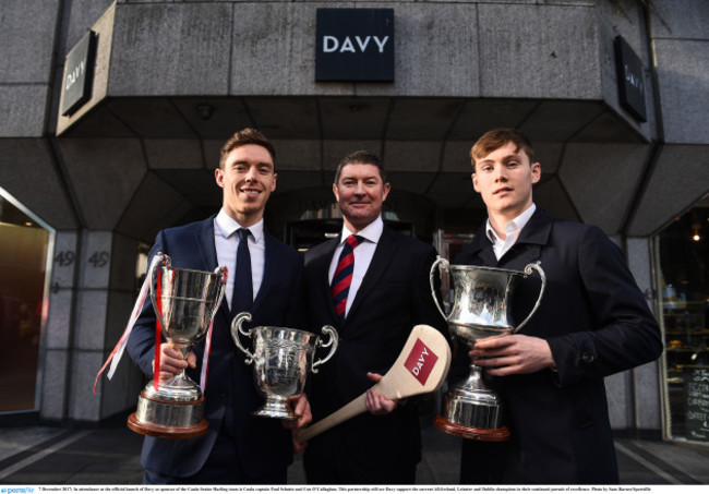 Davy Cuala Senior Hurling Partnership Launch