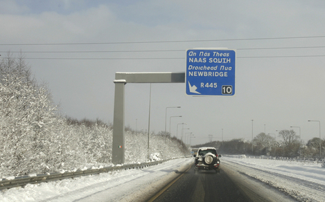 File Photo THE M7 MOTORWAY is being widened to three lanes between Naas and Newbridge in Co Kildare.