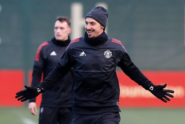 Manchester United Press Conference and Training Session - AON Training Complex