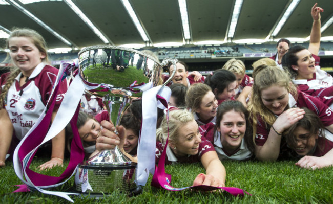 Slaughtneil celebrate after the game