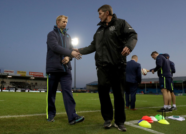 Leo Cullen and Rob Baxter