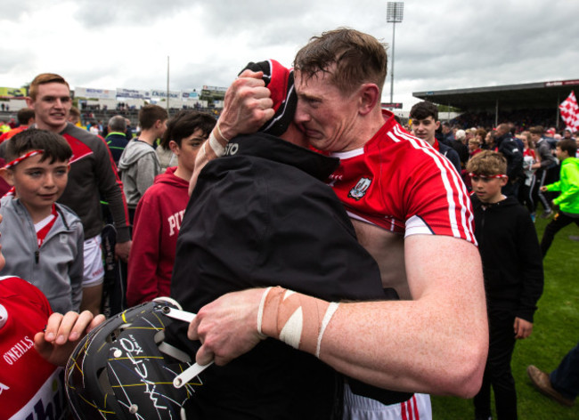 Damian Cahalane celebrates