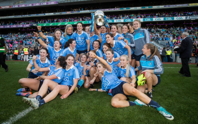 Dublin celebrate with The Brendan Martin Cup