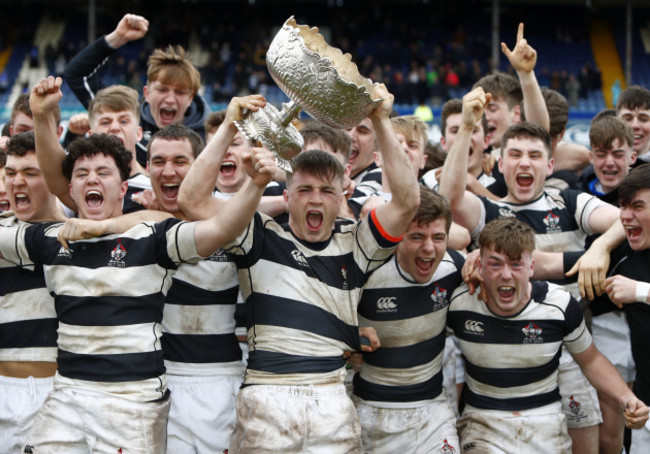 Max Kearney lifts the cup