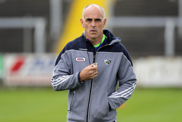 Anthony Cunningham on the sideline with Laois