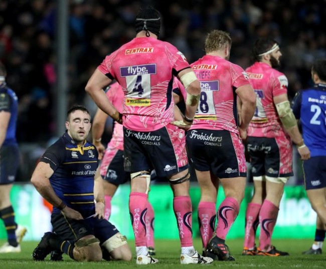 Jack Conan reacts at the final whistle