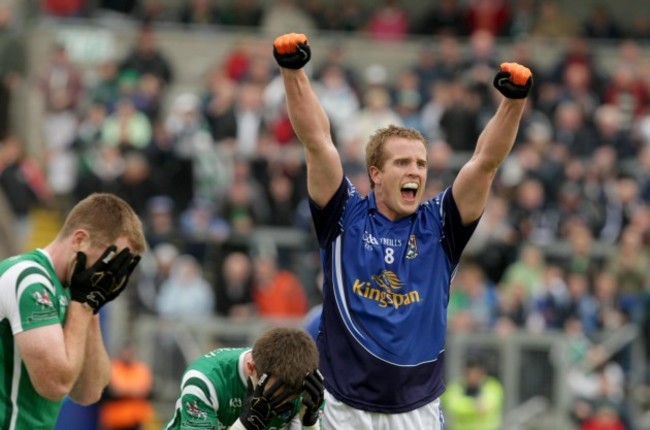 Nicholas Walsh celebrates the final whistle