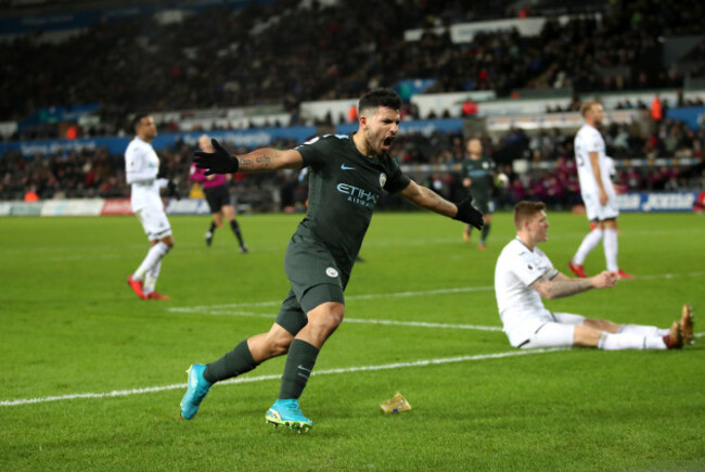 Swansea City v Manchester City - Premier League - Liberty Stadium