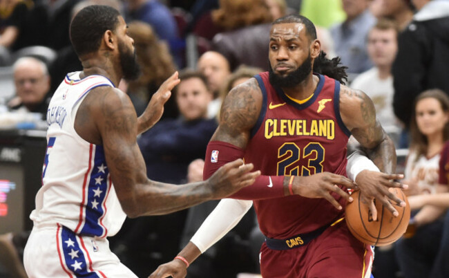 NBA: Philadelphia 76ers at Cleveland Cavaliers