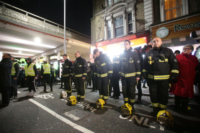 Tower block fire in London