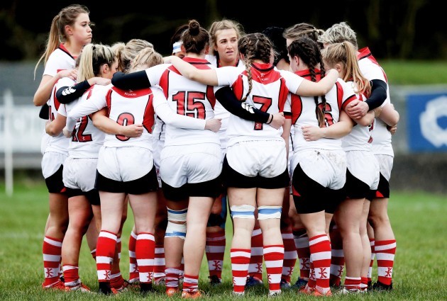 Ulster huddle before the game