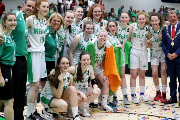 Ireland celebrate after the game