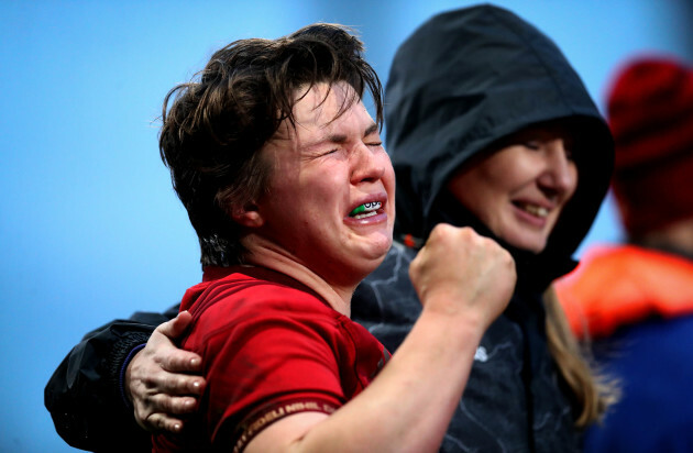 Ciara Griffin is over come with emotion after winning The Women's Interprovincial Series