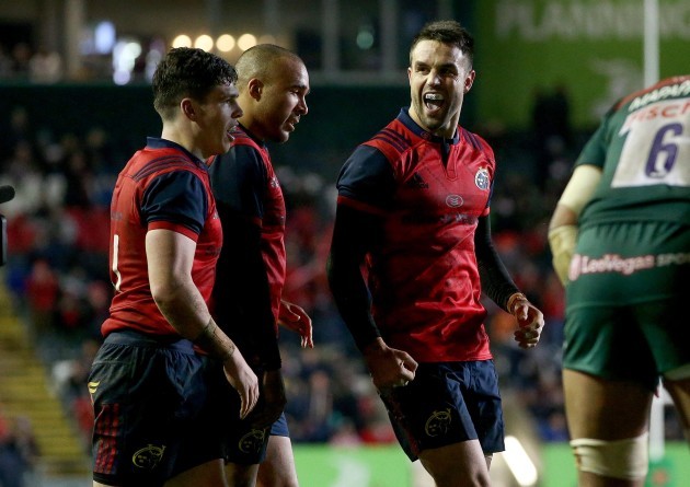 Conor Murray celebrates at the final whistle 17/12/2017