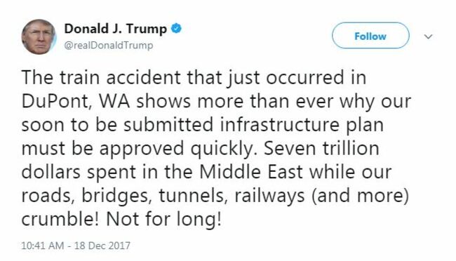 donald trump train