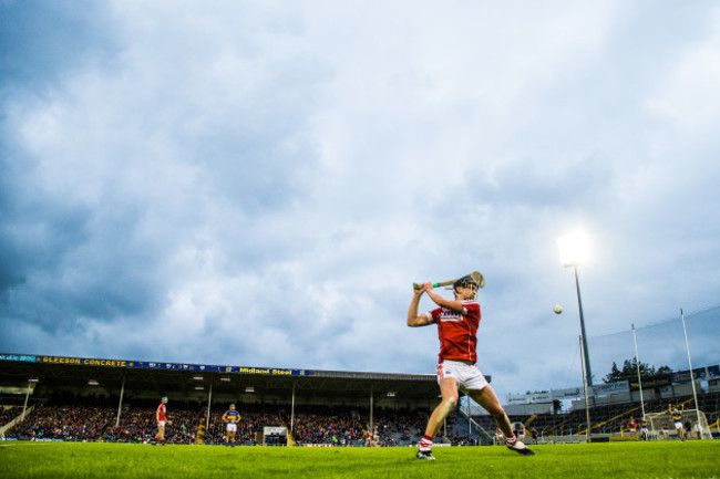 Daire Connery scores a point