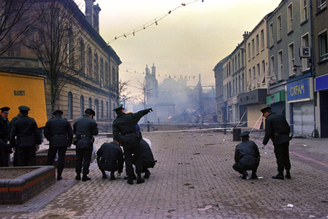 BOMBING IN COLERAINE, BELFAST