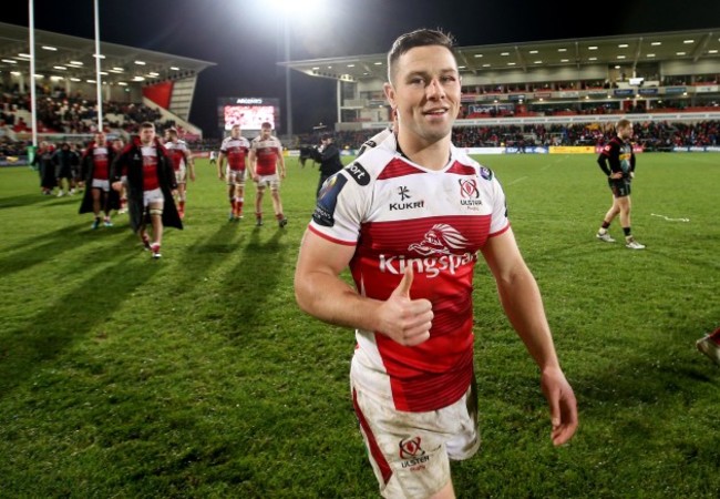 John Cooney celebrates winning