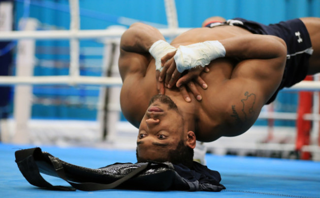 Anthony Joshua Media Session - English Institute of Sport