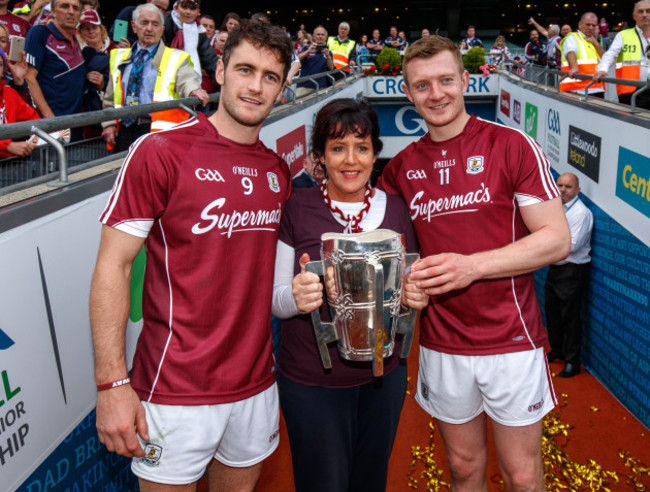 David Burke and Joe Canning with Margaret Keady