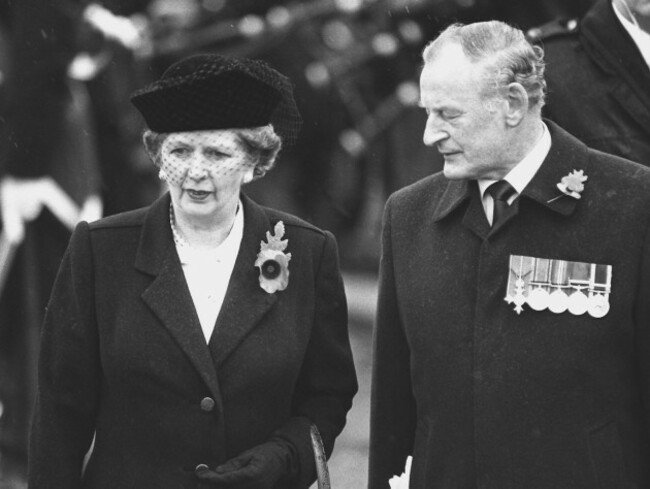 Thatcher in Enniskillen.