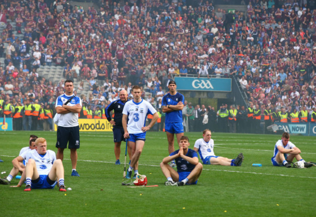 A dejected Derek McGrath