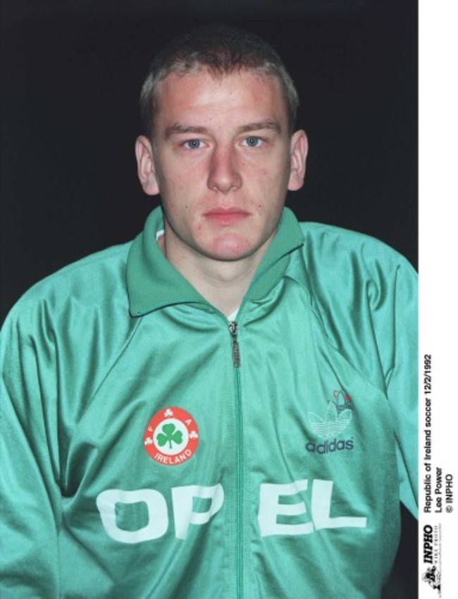 Lee Power Republic of Ireland soccer 12/2/1992