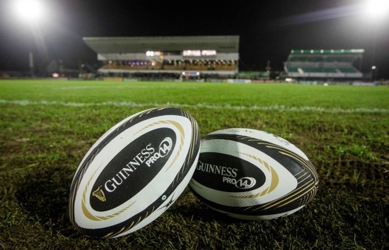 A view of Guinness PRO14 match balls