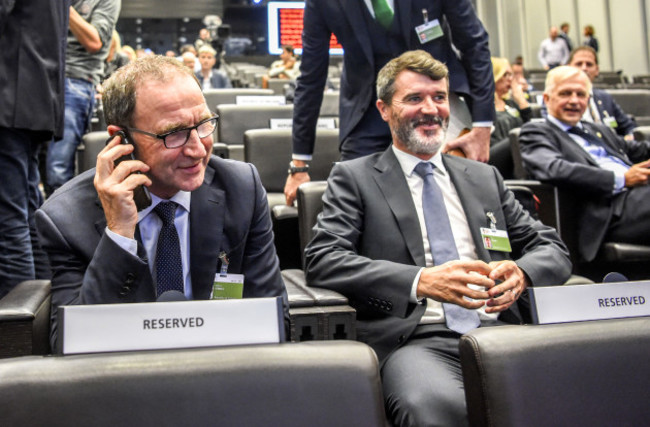 Martin O&rsquo;Neill and Roy Keane