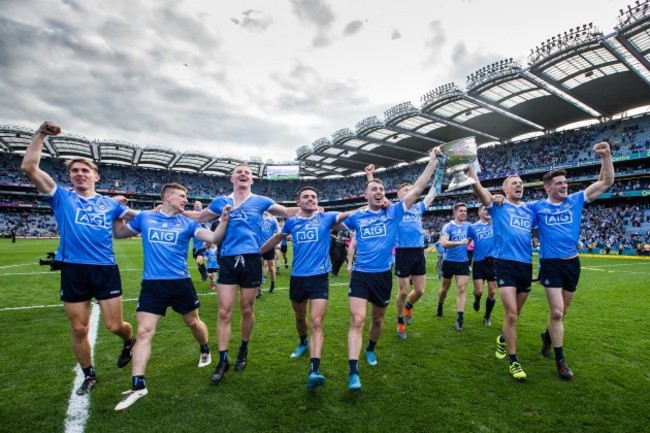 Dublin celebrate after the game