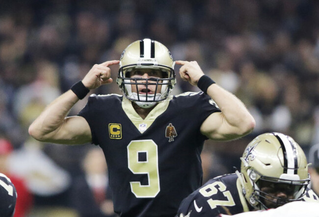 NFL ATLANTA FALCONS AT NEW ORLEANS SAINTS