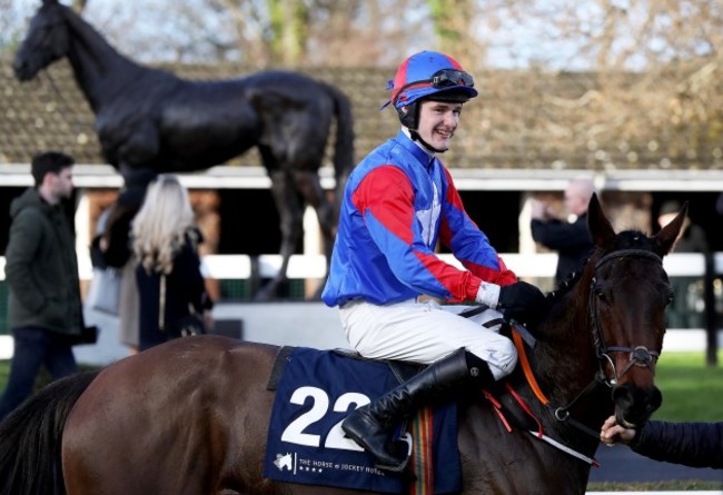 Daniel Holden onboard Ellie Mac celebrates winning