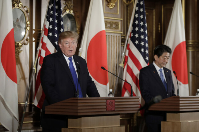 JAPAN-TOKYO-TRUMP-VISIT