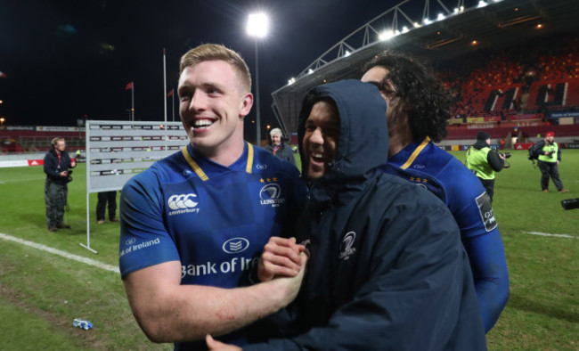 Dan Leavy and Jamison Gibson Park celebrate winning