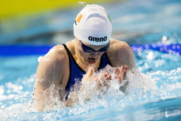 Mona McSharry during the final
