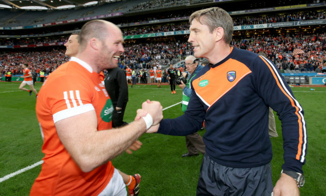 Kieran McGeeney and Ciaran McKeever