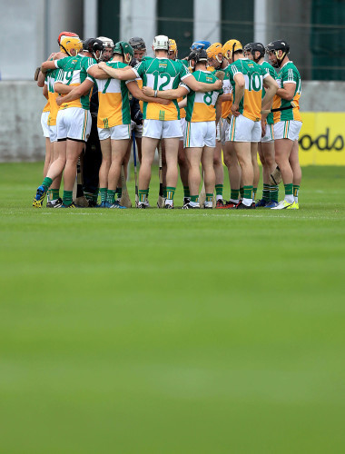 Offaly team huddle