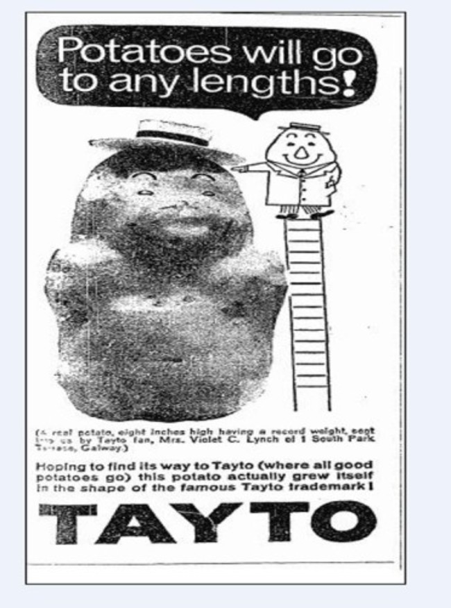 1960s Old Tayto Ad