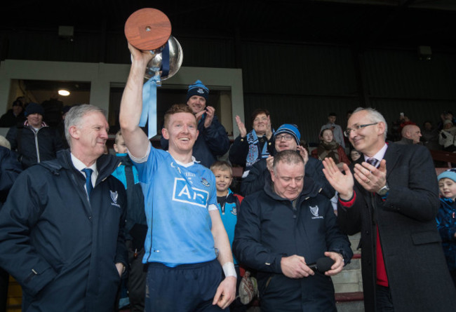 Ciaran Reddin lifts The Bord na Mona O'Byrne Cup