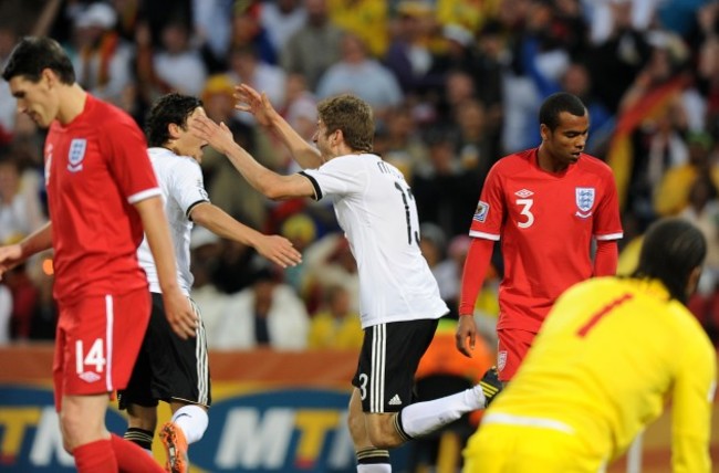 Soccer - 2010 FIFA World Cup South Africa - Round Of 16 - Germany v England - Free State Stadium