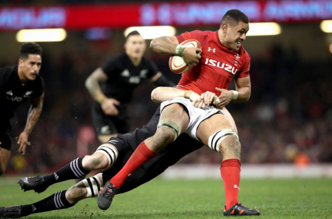 Taulupe Faletau and Matt Todd