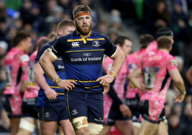 Sean O'Brien dejected after his side conceded a second try