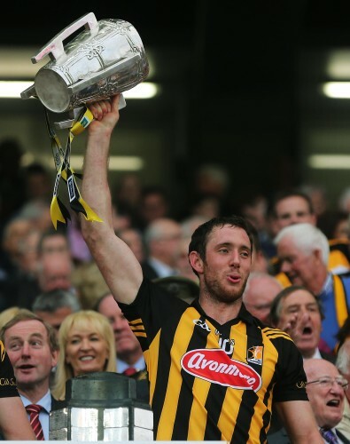 Kilkenny's Michael Fennelly lifts the cup